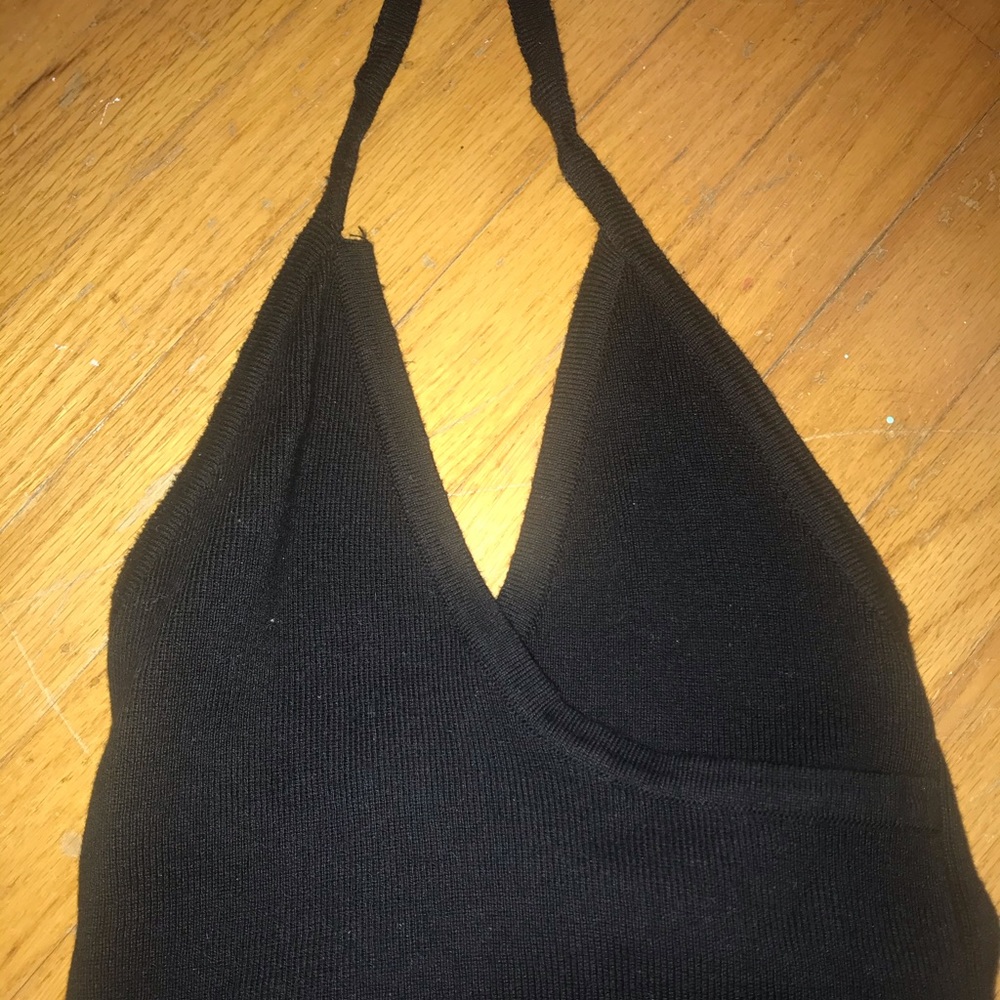 Brandy Melville black halter top